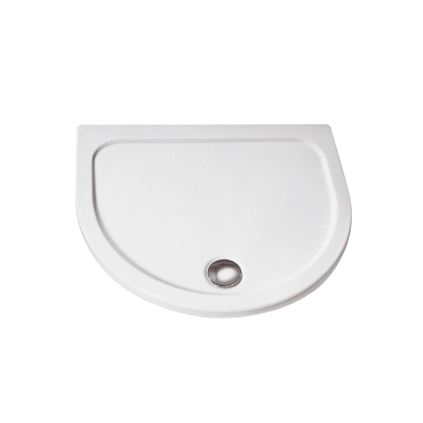 D Shape super flat with point drain